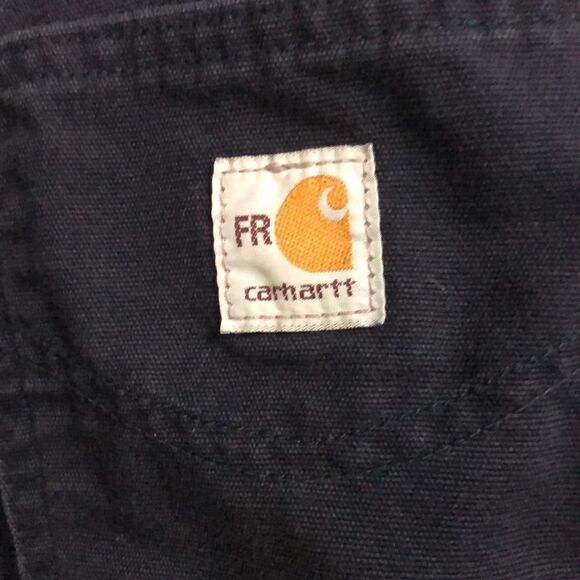 Carhartt Men’s CAT 2 FR Pants Dark Navy Size 40 - Picture 4 of 7